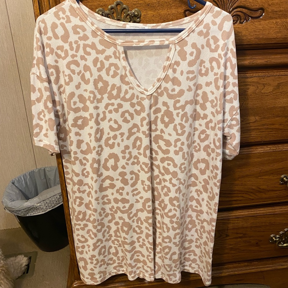 Women’s cheetah top